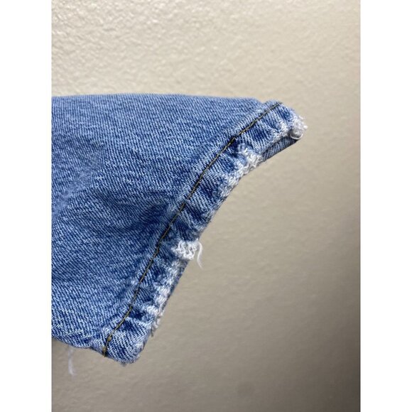 Urban Outfitters BDG Jeans Womens 28 Denim Blue Slim Straight Distress High Rise - Picture 13 of 16